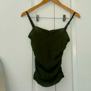 Dark green tank top
